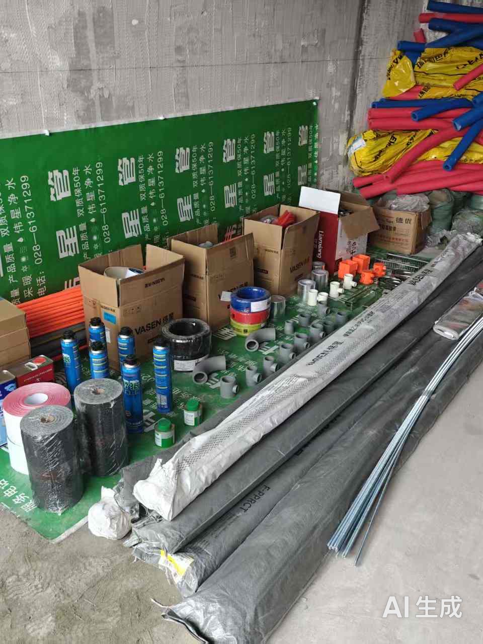 中粮瑞府玺院兰老师中央空调材料进场验收实拍