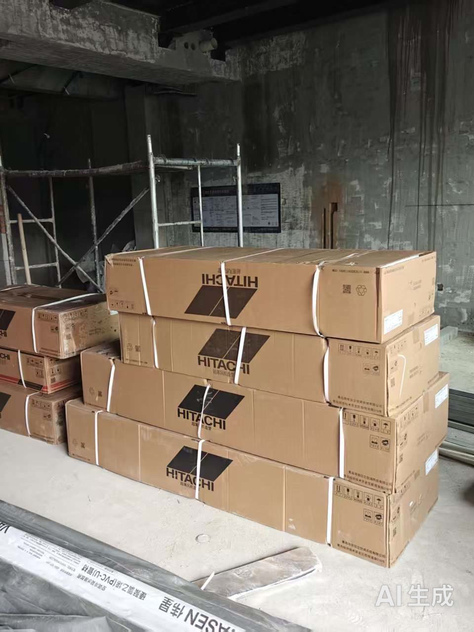 中粮瑞府玺院兰老师中央空调设备进场验收实拍