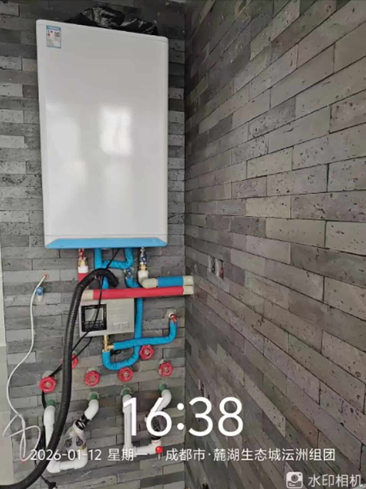 双流中建鹿溪澜岸·壁挂炉安装检查图二