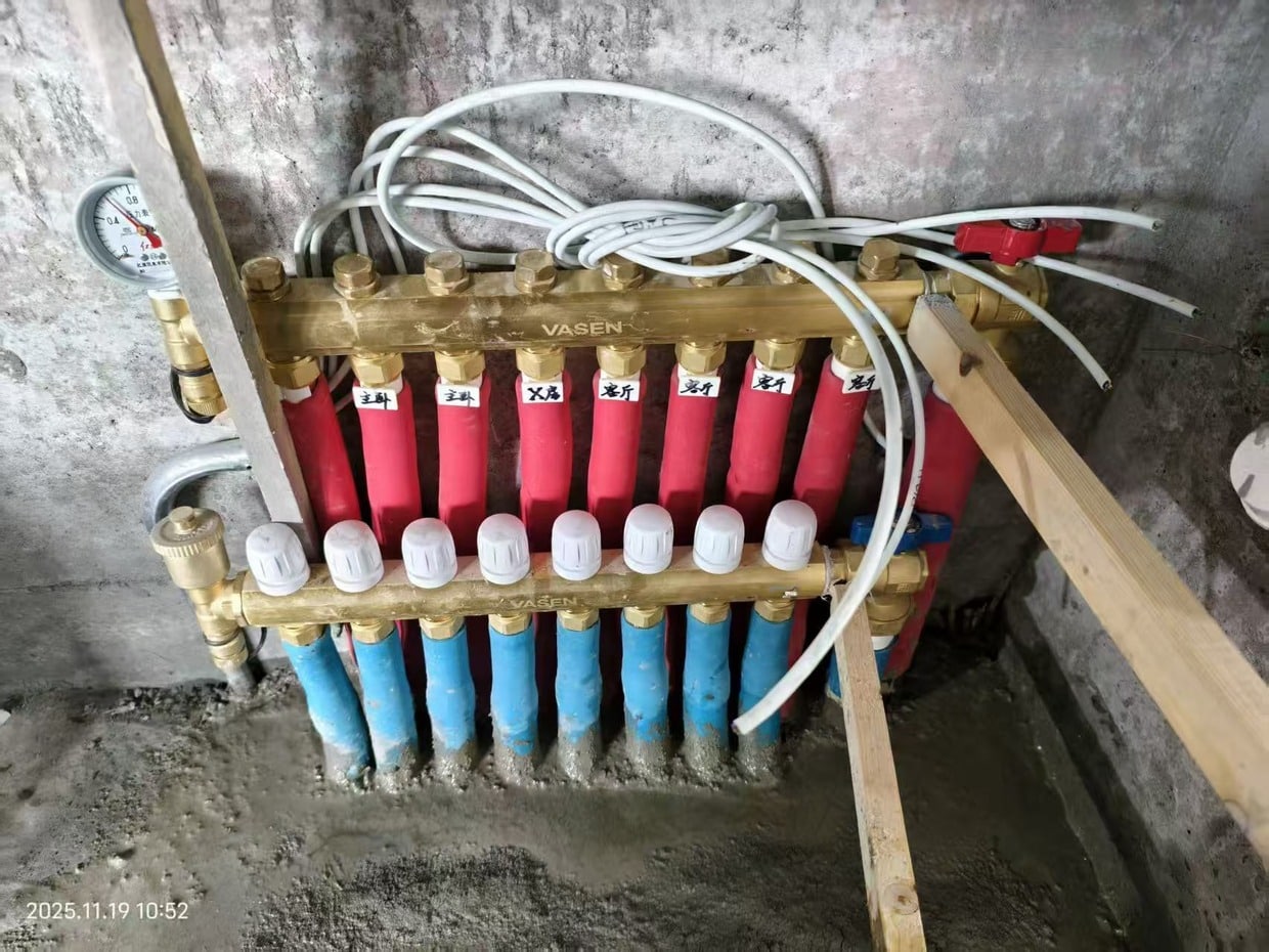 双流中建鹿溪澜岸·壁挂炉联动线路检查
