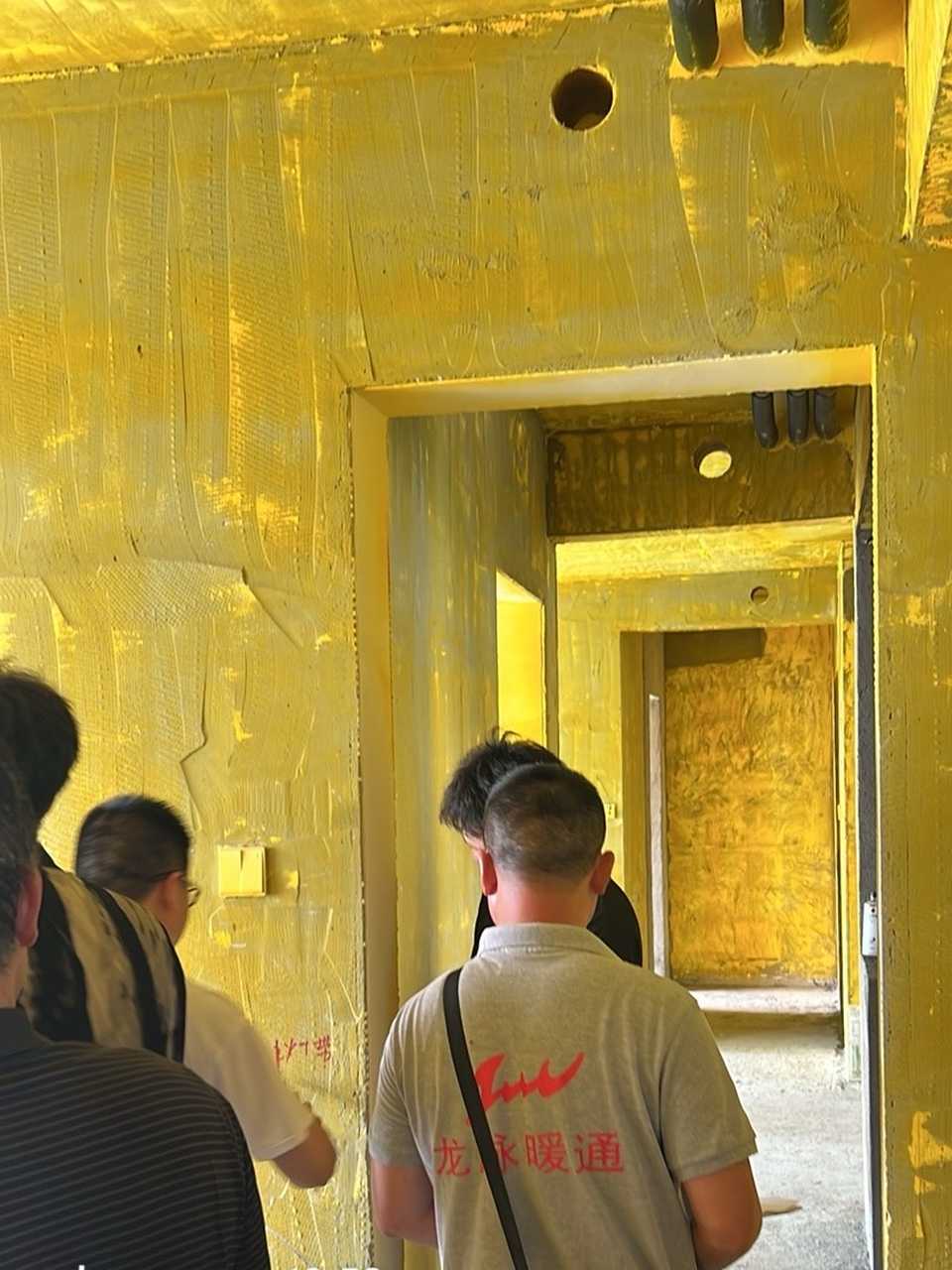 珑樾一号·日立舒享中央空调·现场勘测走道