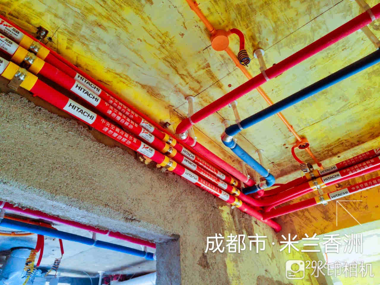 成都市青羊区米兰香洲-白老师-空调管道走管 02