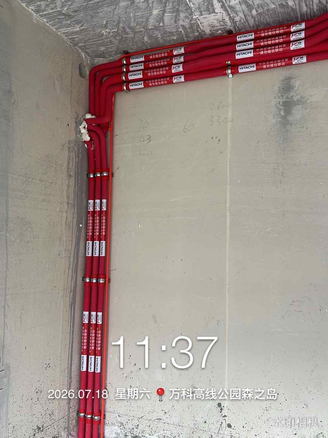 成都市龙泉驿区万科高线公园-钟老师-管路走管