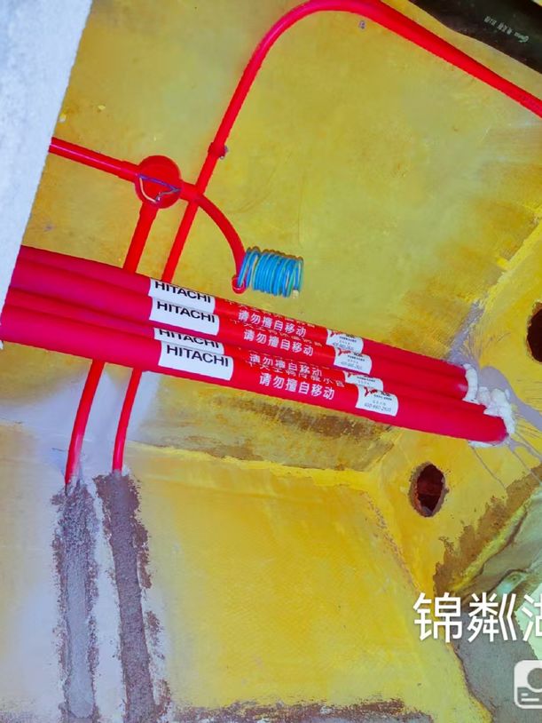 成都双流区新希望锦粼府二期L老师-空调走管细节