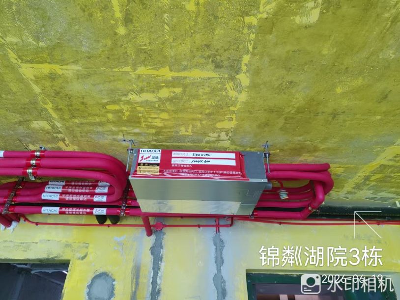 成都双流区新希望锦粼府二期L老师-日立空调三管制内机安装