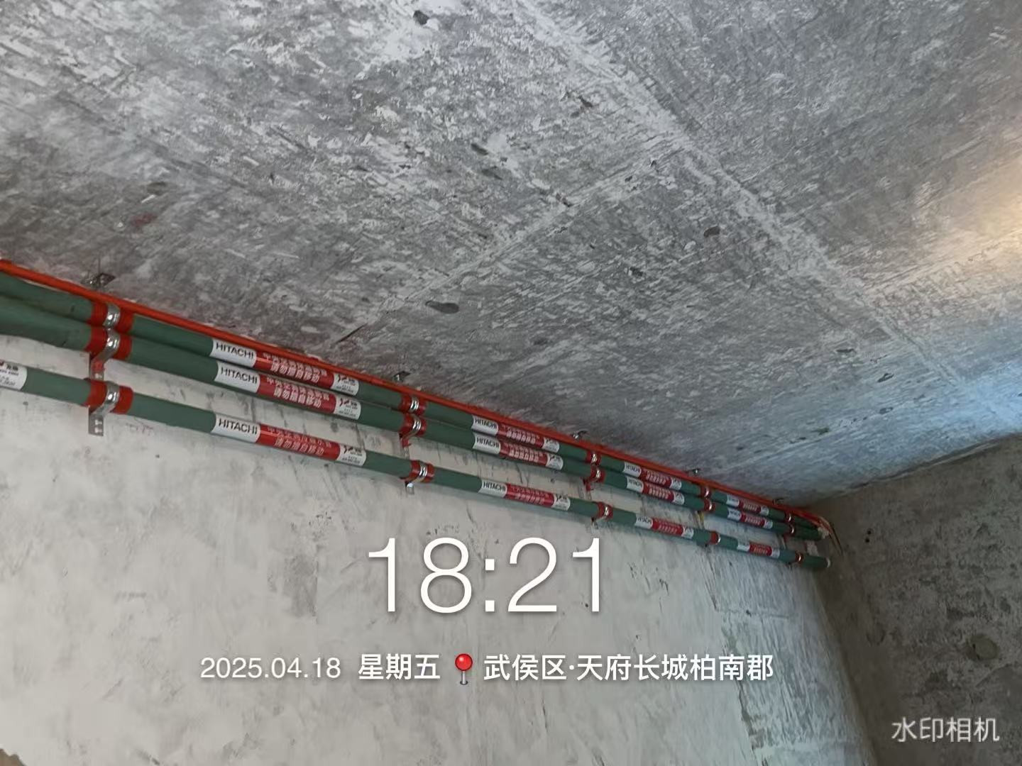 柏南郡-李老师空调管道铺设2