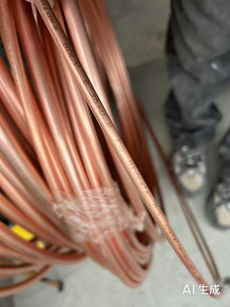 成都金牛区幸福拾光二期日立舒享140施工·辅材进场验收(保温管材)