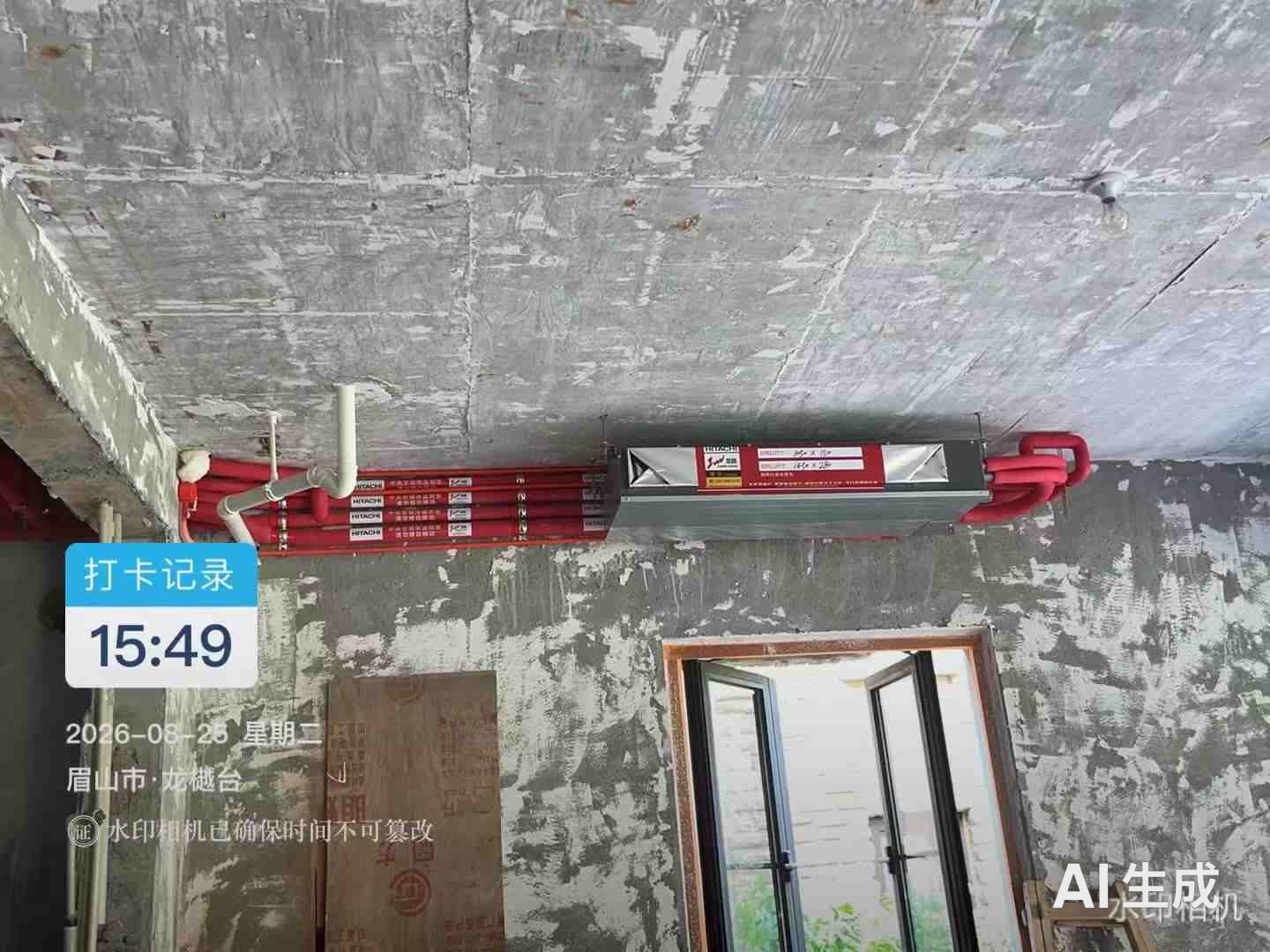 成都市双流区黄龙溪谷龙樾台-王老师-内机安装实景-01
