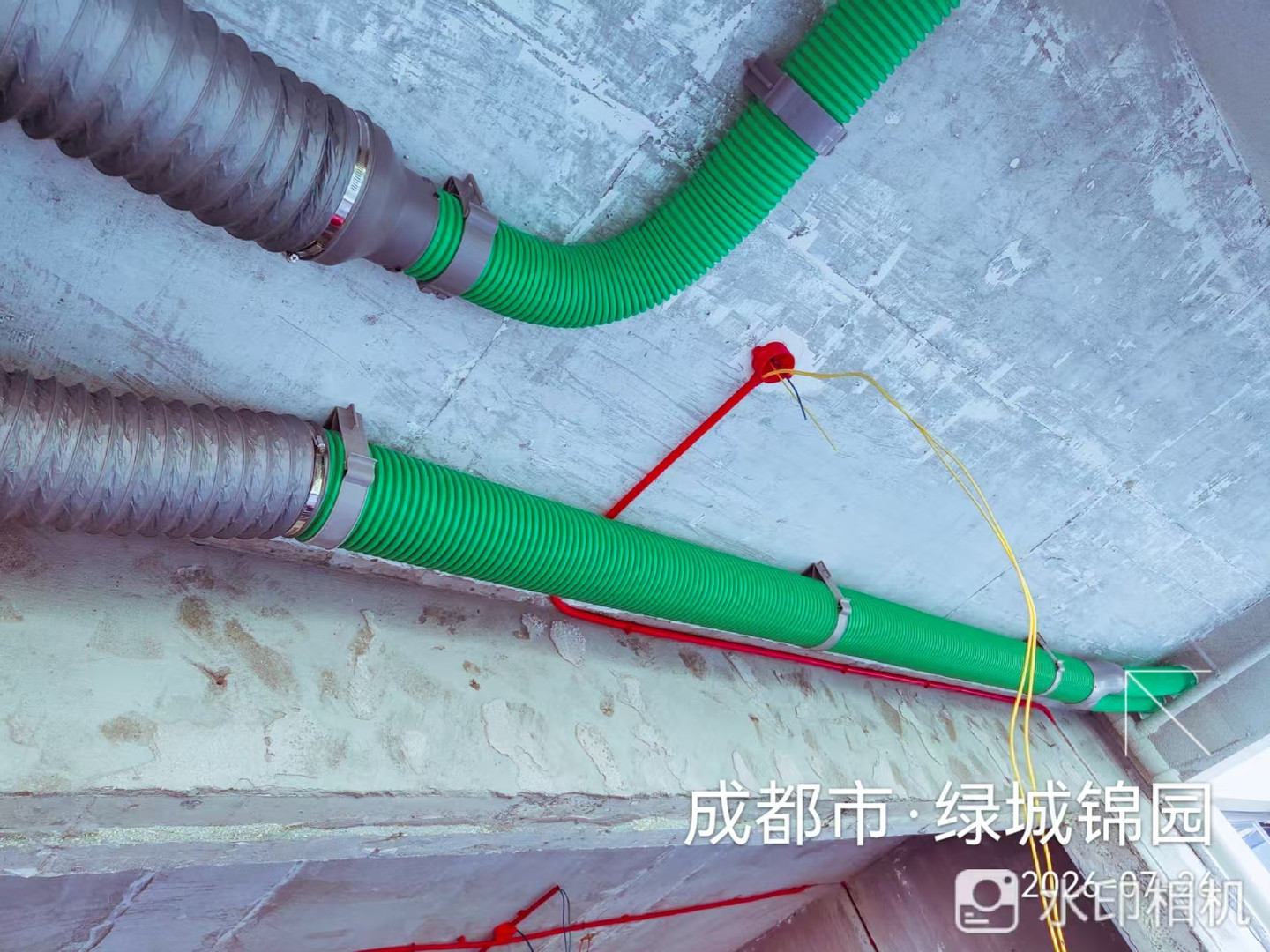 成都成华区绿城锦园崔老师日立云净新风安装完工4实景