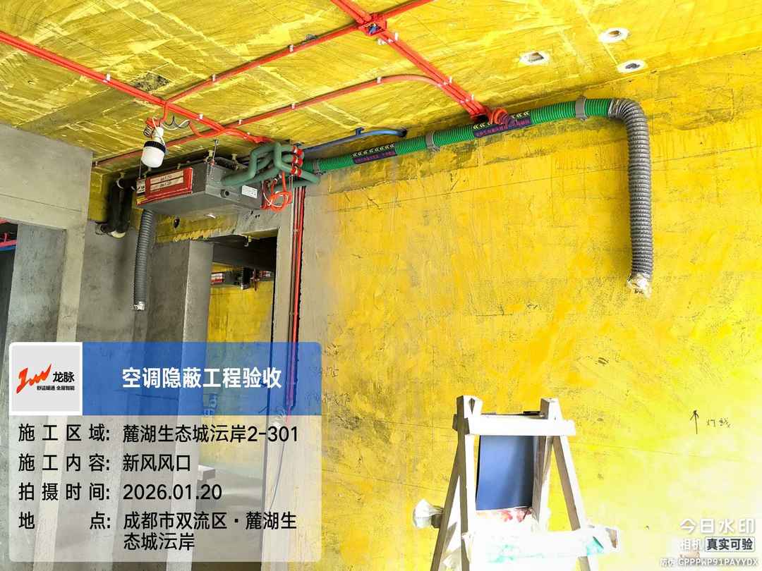 成都市双流区麓湖生态城沄岸-胡老师-内机安装实景-04