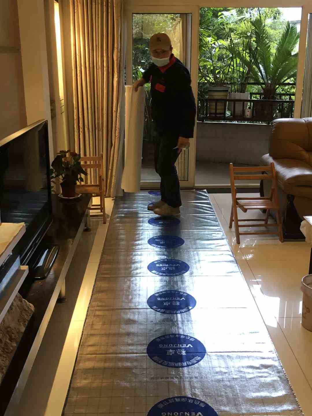 成都市金牛区通力集团宿舍-廖老师-地面反射膜铺设-02