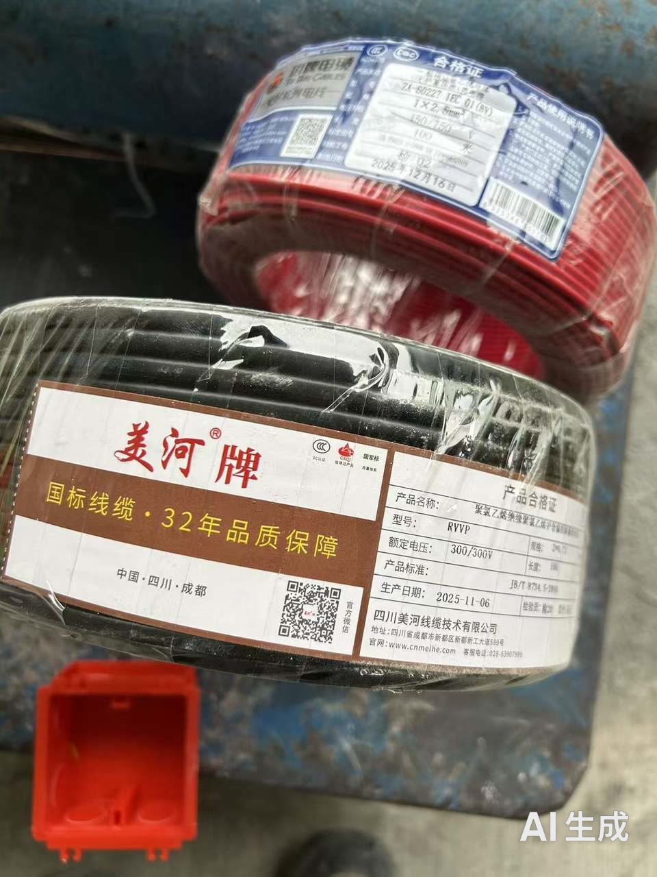 成都·日立中央空调隐蔽工程·材料进场实拍