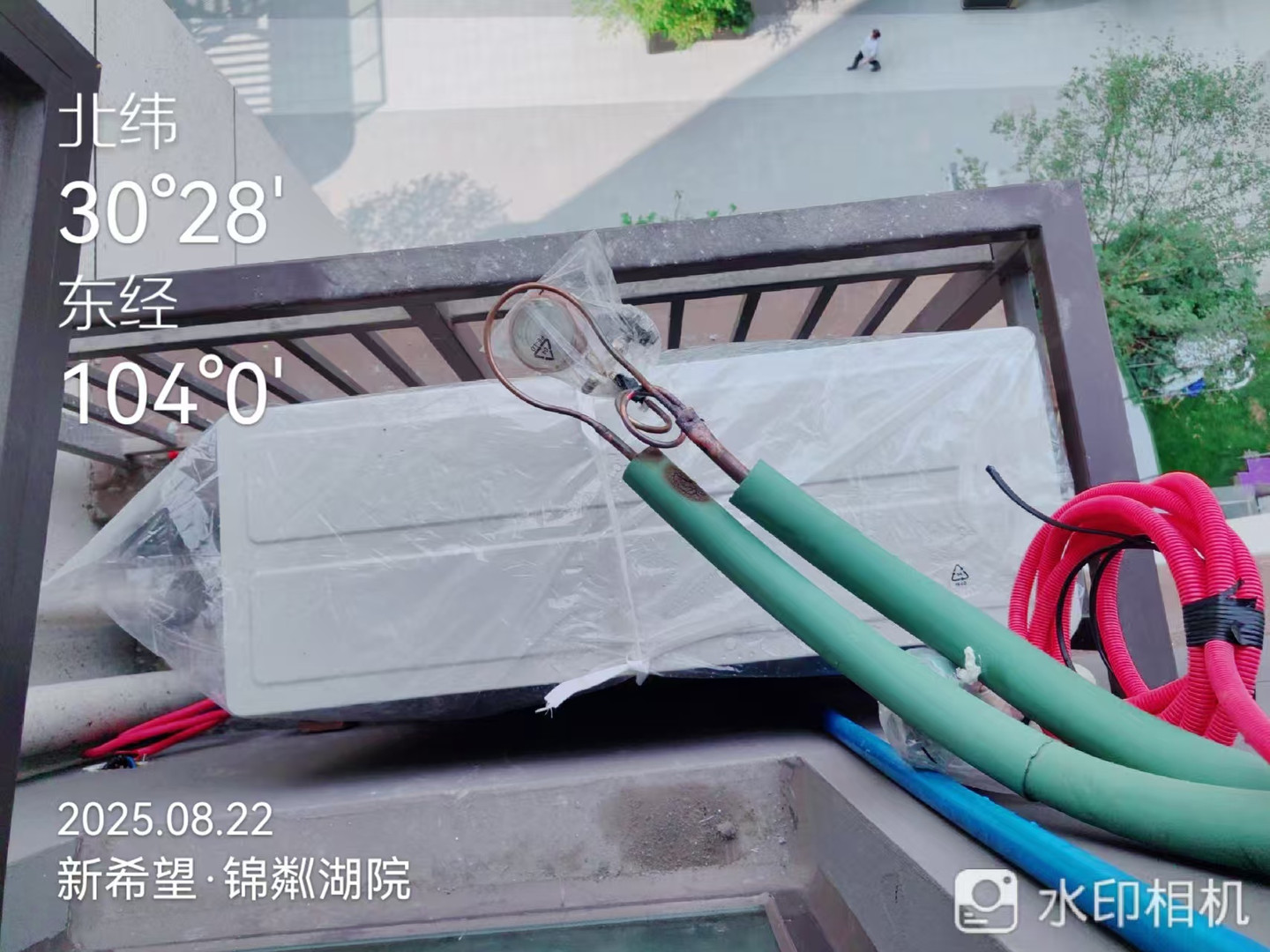 新希望锦粼湖院-辜老师空调外机安装