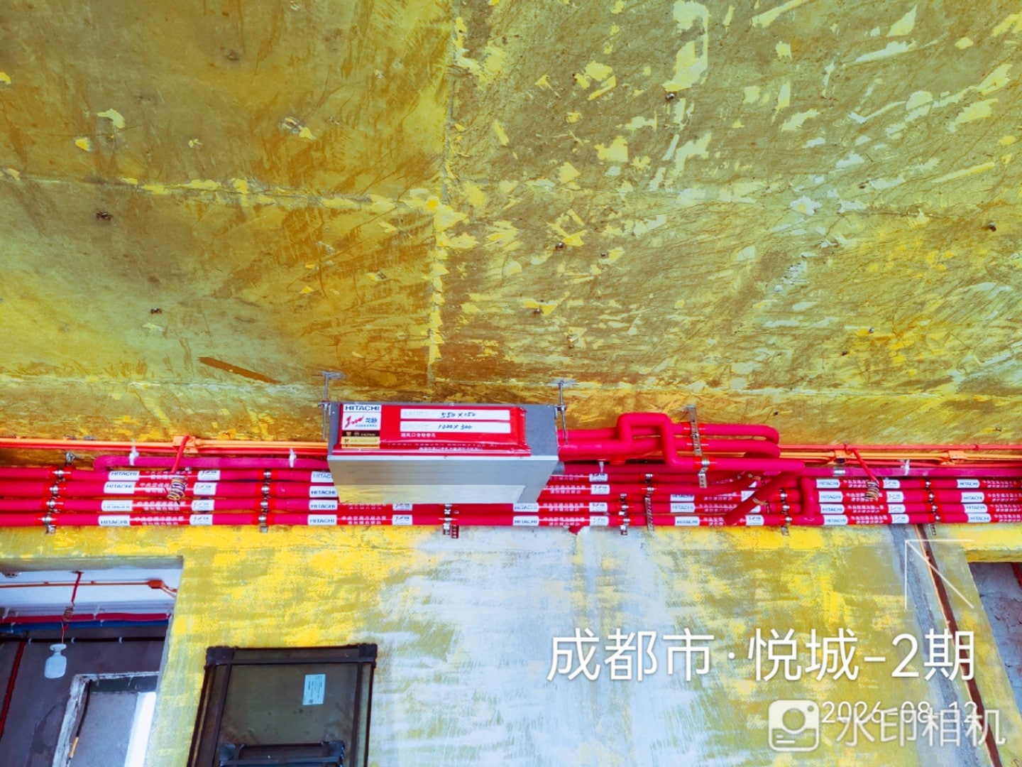 成都双流区航空港悦城二期王先生日立尊睿全效II空调内机安装实景