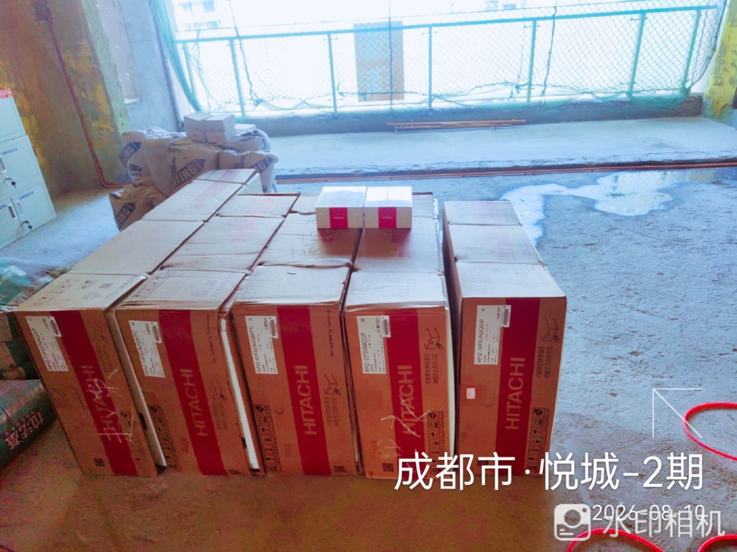 成都双流区航空港悦城二期王先生日立尊睿全效II空调内机进场实景