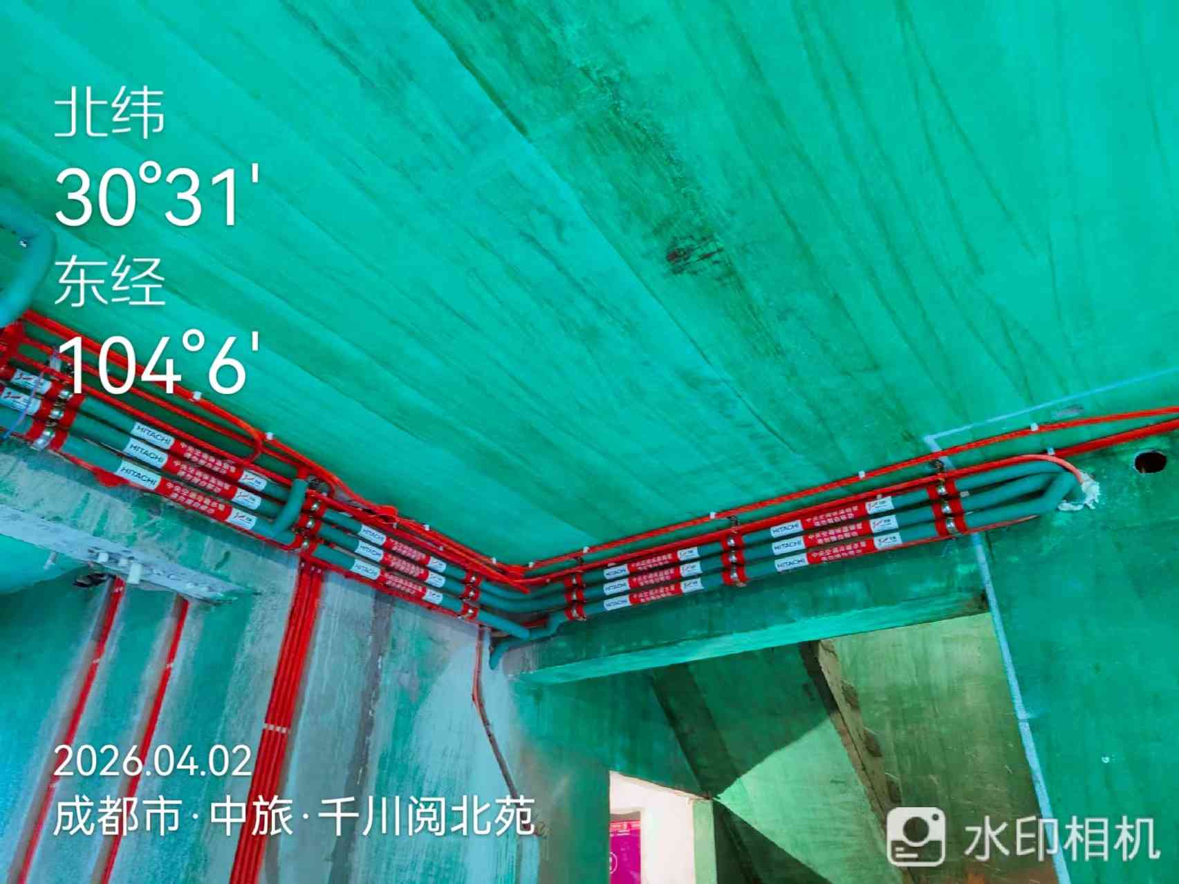 成都市双流区中旅千川阅-张老师-管路走管