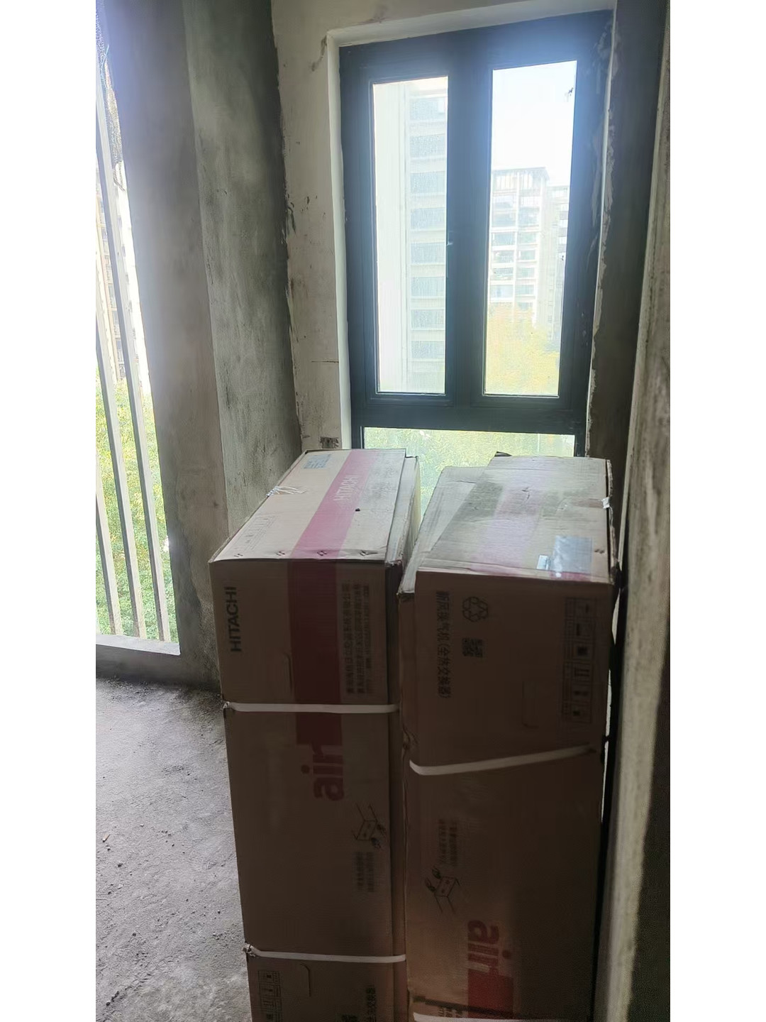 成都中粮瑞府王女士日立天净新风进场实景