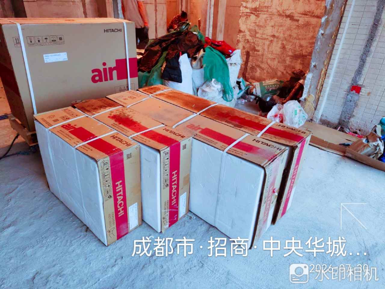 成都市成华区招商中央华城-聂老师-设备进场