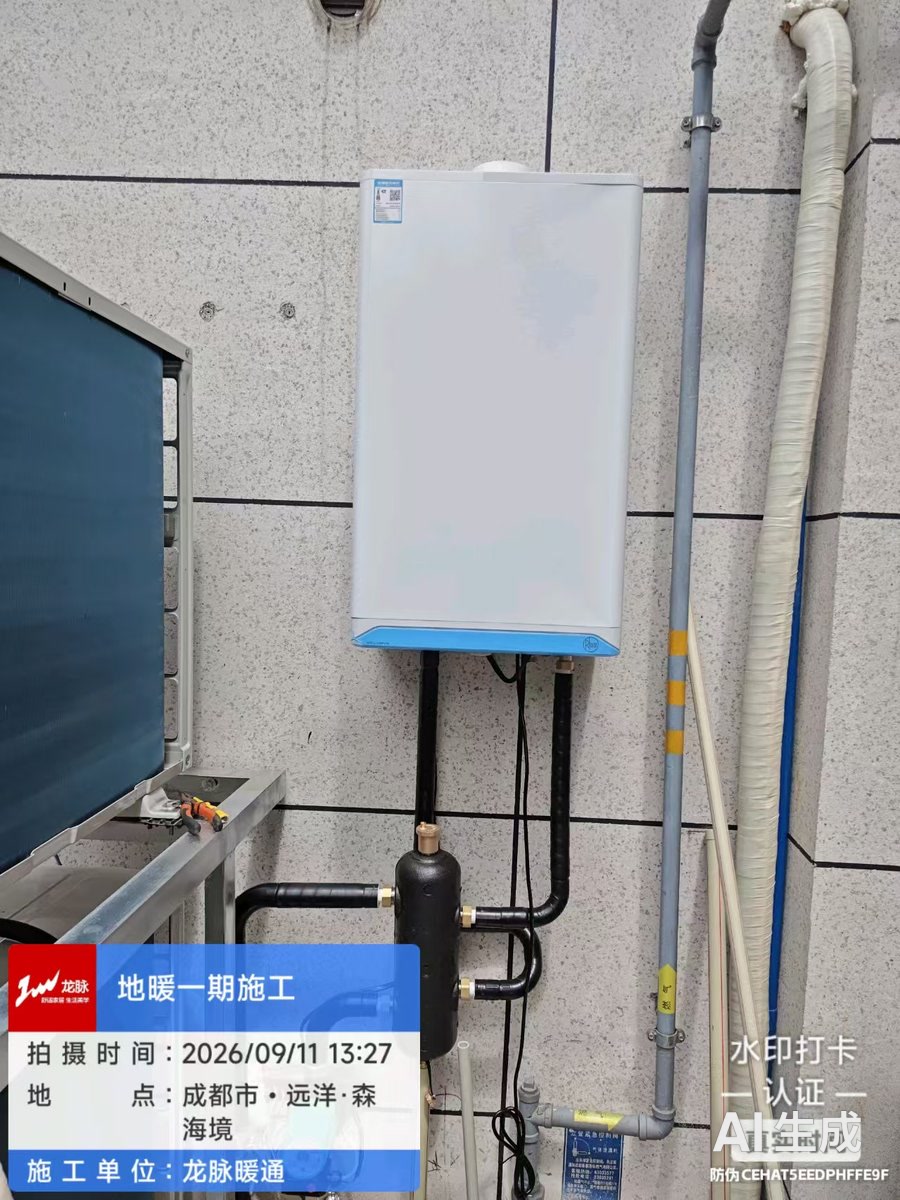 瑞美 XCLUSIVE 双冷凝炉安装到位:与容积式并联接力,冬采暖+夏省气
