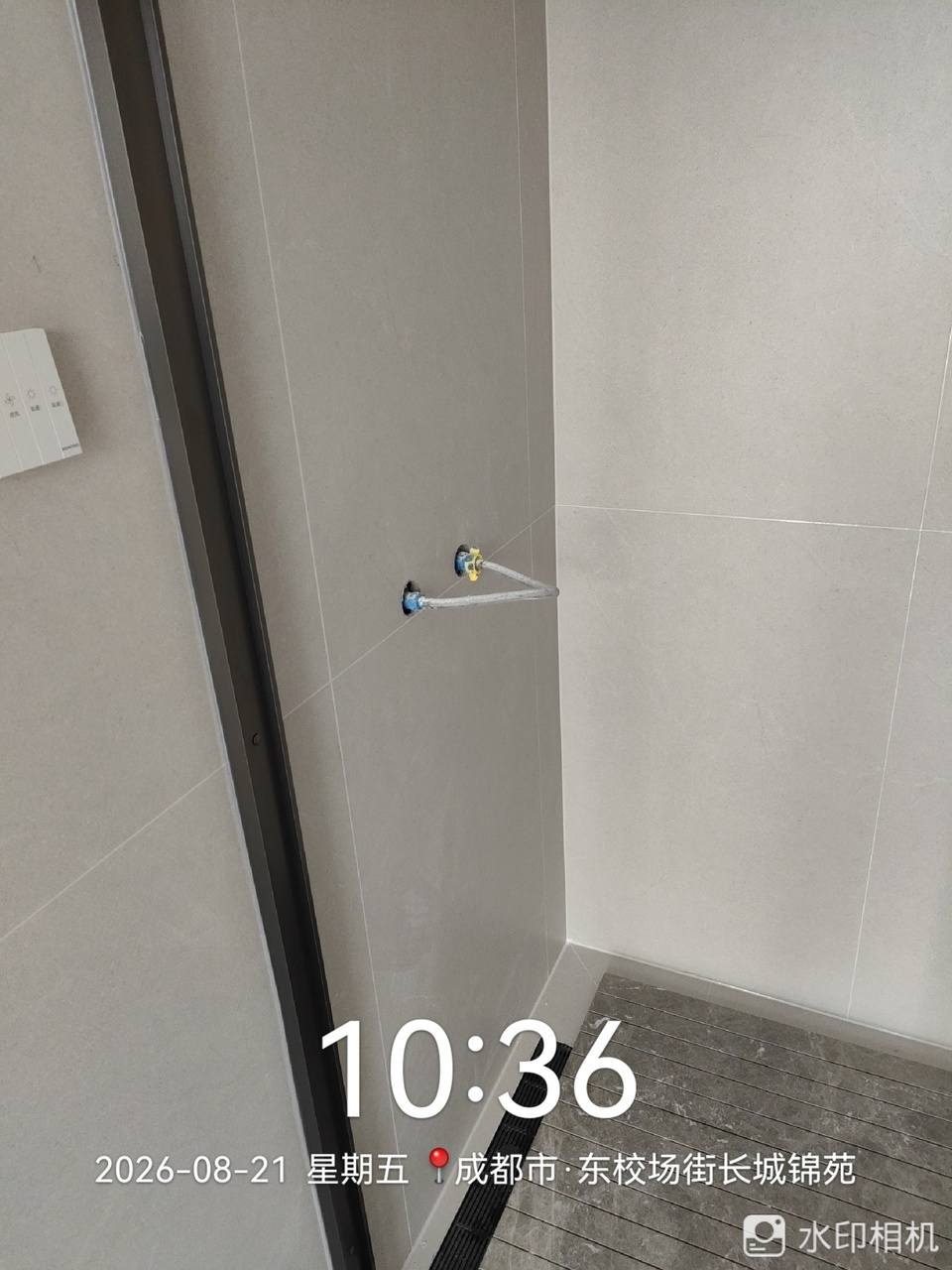 长城锦苑-冷热水串水处理实拍 龙脉暖通售后