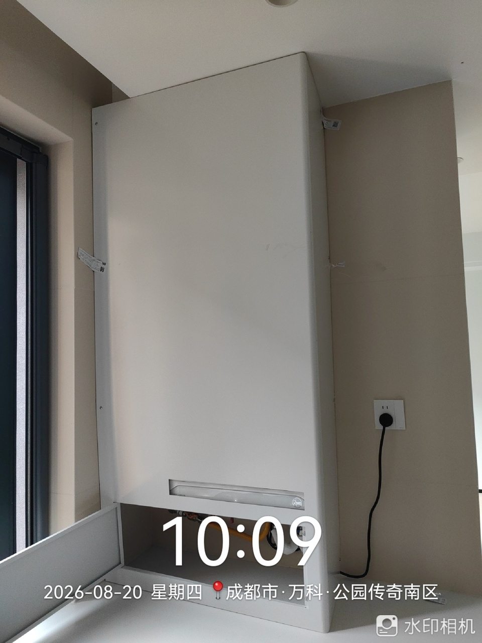 万科公园传奇瑞美冷凝炉F004故障现场 龙脉暖通售后
