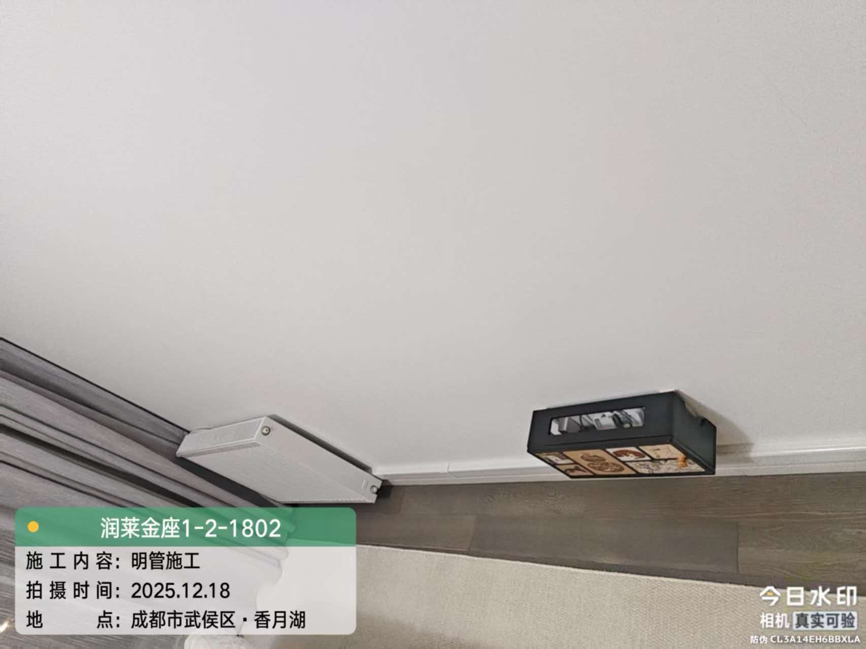 润莱金座套二客厅暖气片安装实景（第一组）