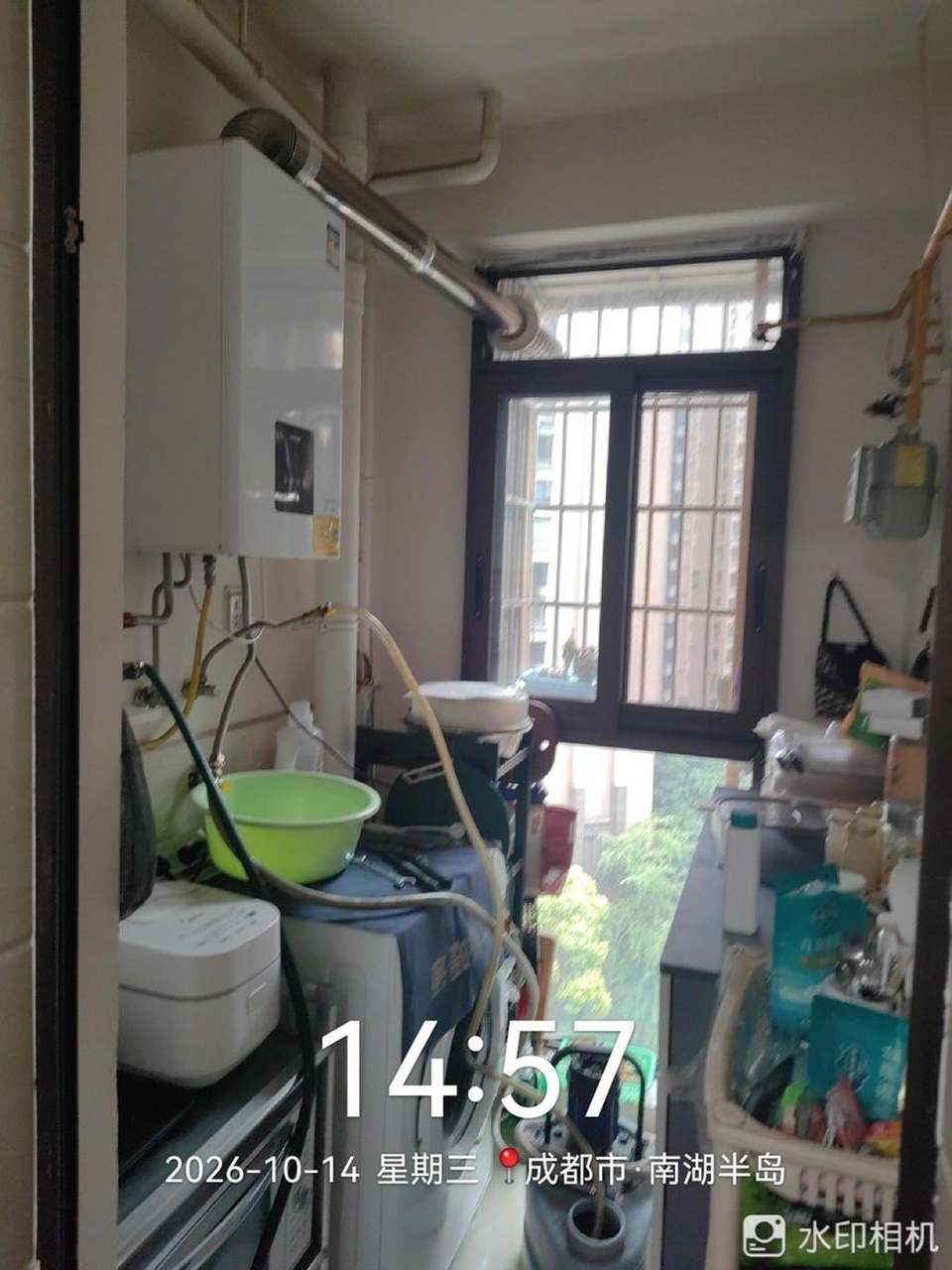南湖半岛地暖清洗中